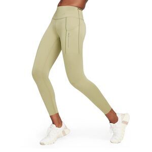 Nike Women's Go Firm Support High Waisted 7/8 Leggings in Neutral Olive